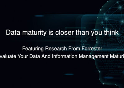 Data maturity is closer than you think
