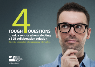 Trading Partner Management: 4 Tough Questions to ask when selecting a B2B or EDI vendor