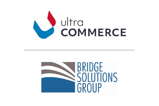 Ultra Commerce and Bridge Solutions Group logos