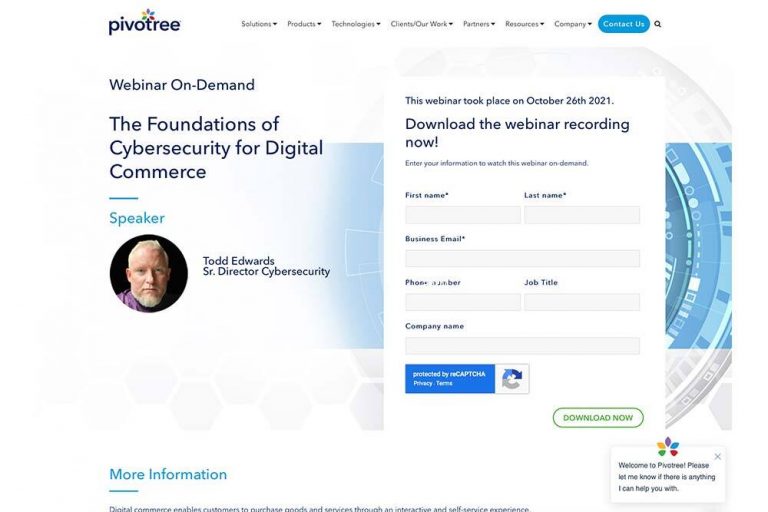 The Foundations of Cybersecurity for Digital Commerce