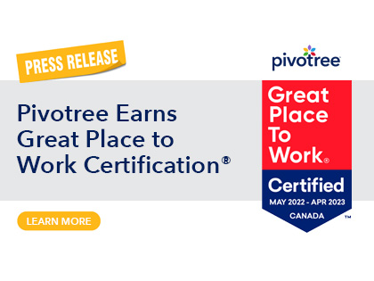Pivotree Earns Great Place to Work Certification®
