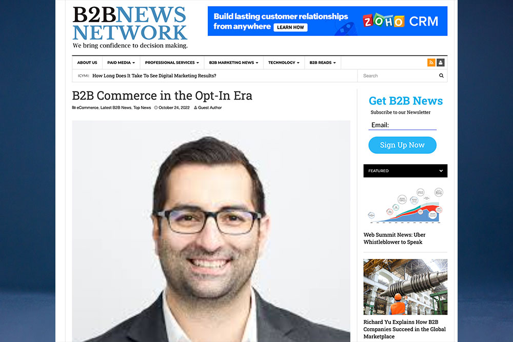 B2B Commerce in the Opt-In Era