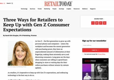 Three Ways for Retailers to Keep Up with Gen Z Consumer Expectations