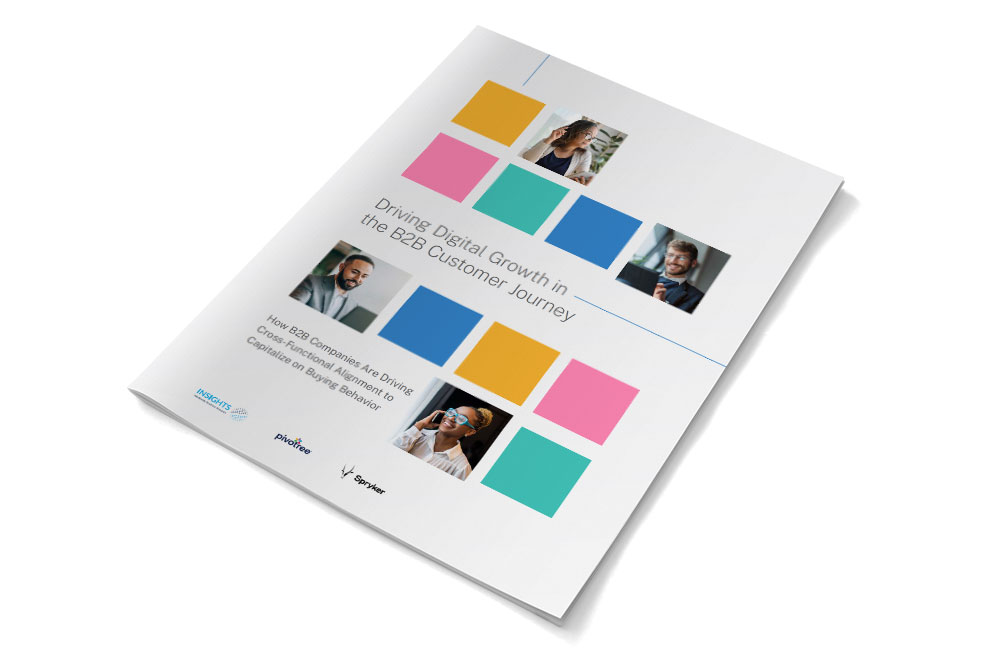 Image of colorful WBR B2B Report Cover