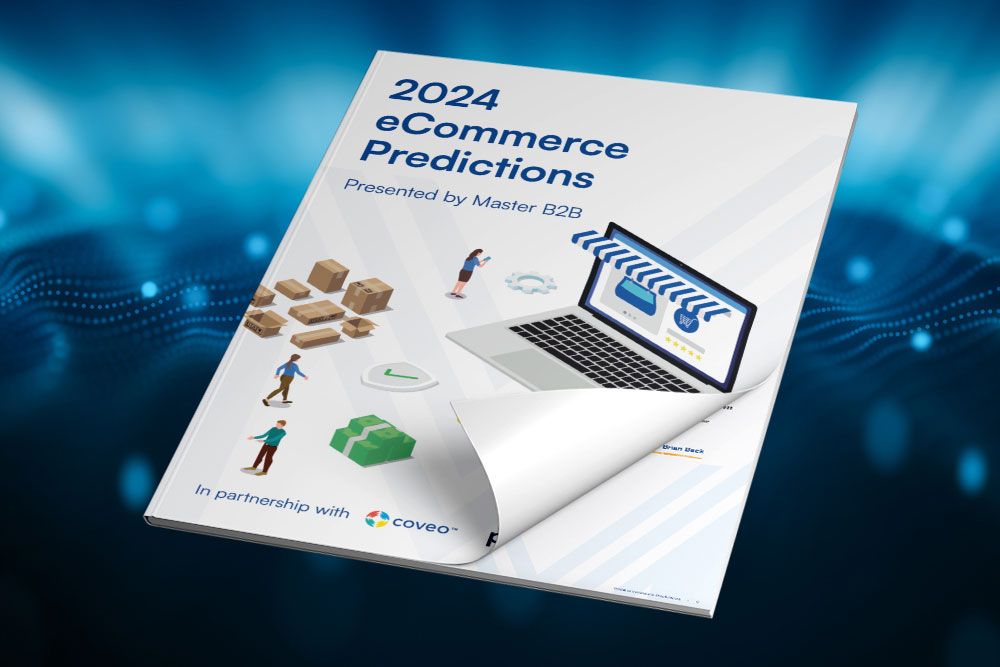 Cover of the 2024 eCommerce Predictions Guide