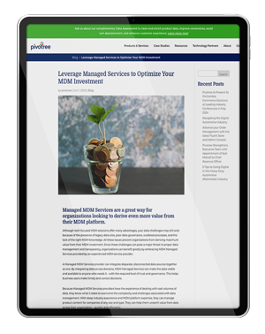 iPad with the blog ready to be read