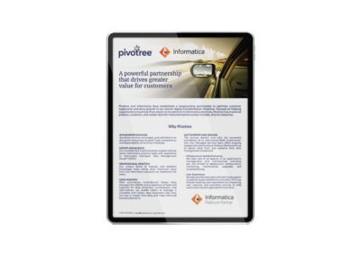 Informatica and Pivotree